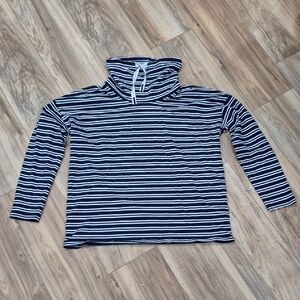 Tribal Jeans Size Large Funnel Neck Top New With Tags